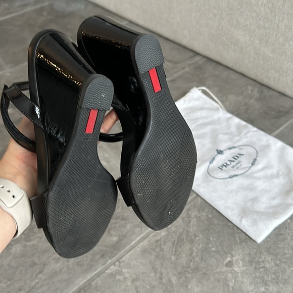PRADA strappy wedge sandals - Picture 6 of 6
